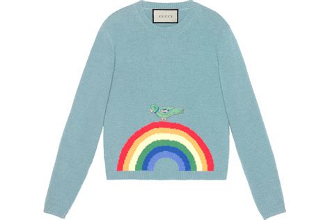 gucci bird sweater|Gucci color sweater.